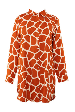 VERDISSIMA Mare | Camicia lunga fantasia Savana