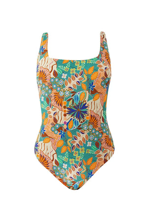 VERDISSIMA Mare | Costume intero olimpionico Modern Jungle
