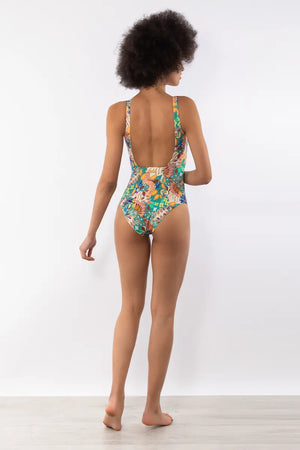 VERDISSIMA Mare | Costume intero olimpionico Modern Jungle