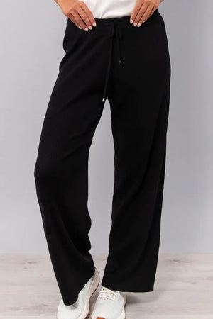 VERDISSIMA | Pantalone in viscosa con coulisse