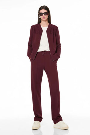 VERDISSIMA | Pantalone ampio a costine