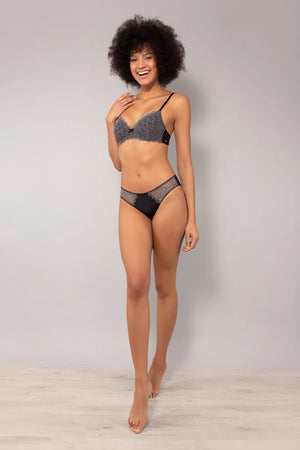 VERDISSIMA | Slip in microfibra e pizzo Macramé