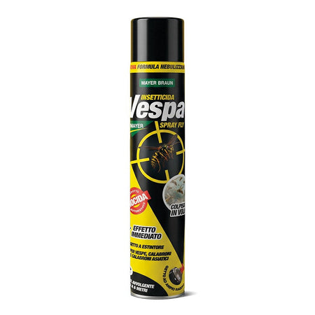 Vespamayer Spray Fly ml 750 Insetticida Aerosol per il Controllo Immediato di Vespe e Calabroni Mayer Braun