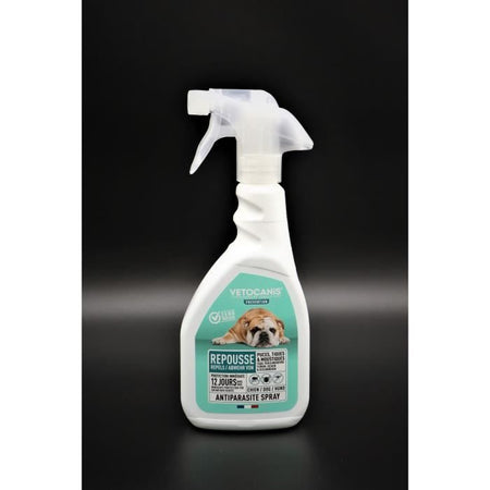 VETOCANIS Spray anti-pulci, anti-tick e anti-zanzare - Per cani - 500 ml