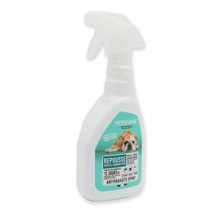 VETOCANIS Spray anti-pulci, anti-tick e anti-zanzare - Per cani - 500 ml