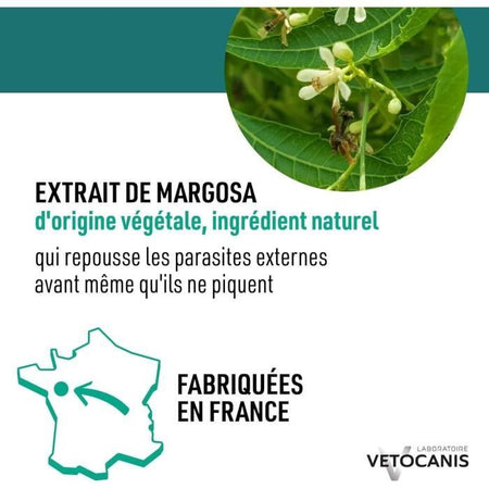 VETOCANIS 4 pipette anti-pulce e anti-tick - per cani di grossa taglia 20-40 kg - 2x 1 mese di protezione