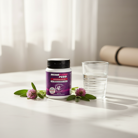 Integratore Menopausa Peso con Salvia e Trifoglio Rosso – Riduce Vampate di Calore, Supporta il Benessere Ormonale e l’Equilibrio Psicofisico | AlohaLabs 60 Compresse
