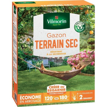 Semi di erba rustica VILMORIN per terreni asciutti - 3 kg