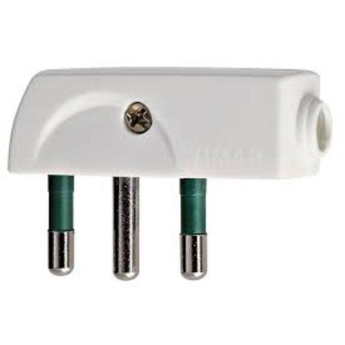 SPINA 2P+T 16A SPA17 90 BIANCO