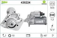 MOTORINO AVVIAMENTO RENAULT CLIO/MODUS/SCENIC VALEO 438224