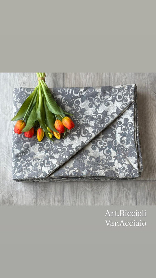 Copriletto Matrimoniale Alexander Tuscany Home Riccioli – Jacquard 260x260 cm