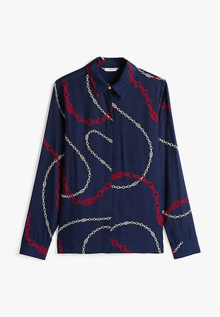 Tommy Hilfiger CAMICIA SOFT VISCOSE REGULAR LS SHIRT da donna