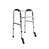 Deambulatore rollator a due ruote HC0522LG-3 CA-MI. Telaio di alluminio, pieghevole ad altezza regolabile