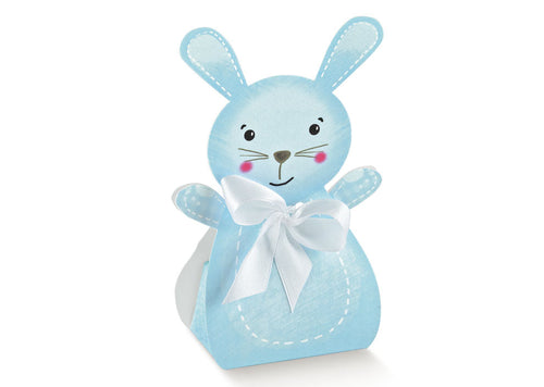 Scatolina Nascita Bimbo Coniglio Florentina Celeste