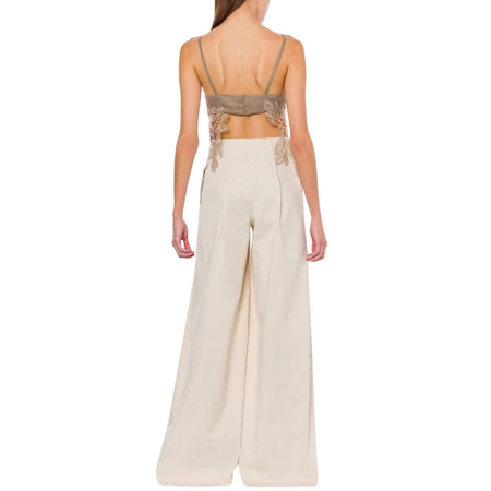 Alberta Ferretti canotte e top donna alberta ferretti - top - beige da donna