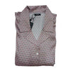 Camicia da notte Bisbigli Expo 44 donna, modello liquette aperta, manica lunga, tessuto fluido in poliestere, Made in Italy