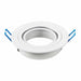 V-TAC VT-782RD Portafaretto orientabile rotondo da incasso per lampadine GU10 - SKU 3599