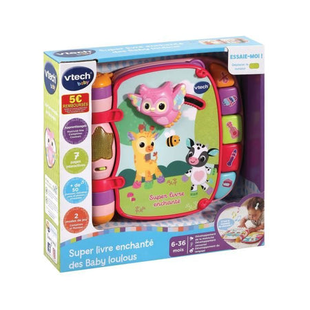 VTECH BABY - Libro Super Incantato di Gattini - Rosa