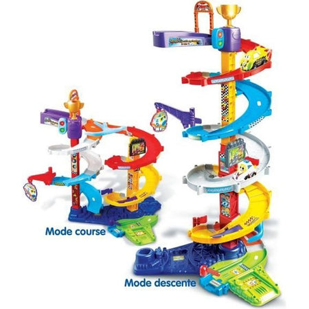 Vtech - Tut Tut Bolides - mega circuito a spirale 2 in 1 (+ titouan, pazzo per la ruota)