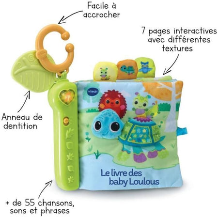 Vtech Baby - Libro interactivo Toudoux de Loulous - 6 - 36 meses