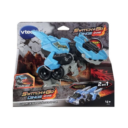 VTECH Switch & Go Dinos Fire - Lazor, il Super Velociraptor