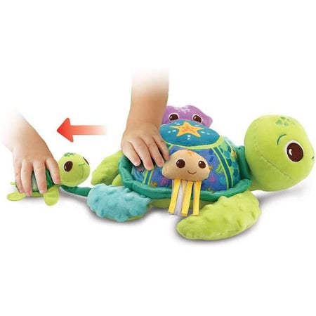 VTECH BABY - Juju, Madre Tartaruga - Il risveglio dei sensi (Bottiglie di plastica riciclate)