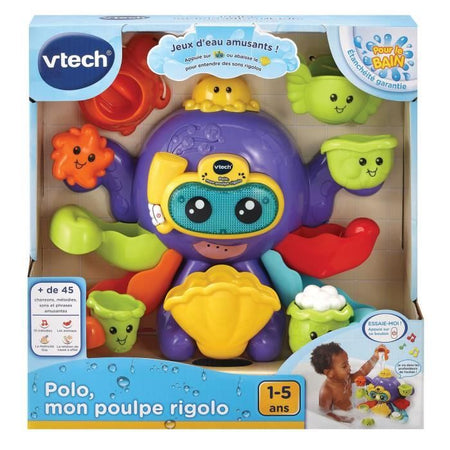 VTECH BABY - Giocattolo per il bagnetto - Polo, My Funny Octopus