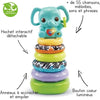 VTECH BABY - Nino, Baby Elephant Stacko 3 in 1 (plastica a base biologica)