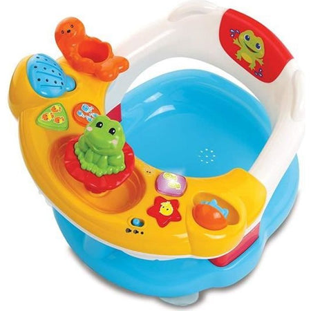 VTECH BABY - Sedile da bagno interattivo Super 2 in 1 - Giocattolo da bagno