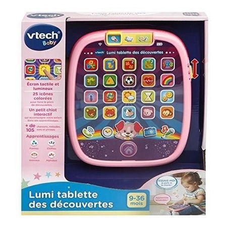 Luce rosa tablet scoperto