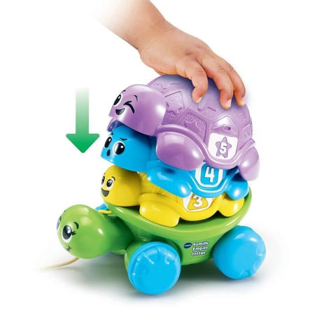 VTECH-FAMILY EMPILO TARTARUGA (PLASTICA RIUTILIZZATA)