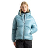 Woolrich giubbini donna woolrich - aliquippa short puffer jacket - azzurro da donna