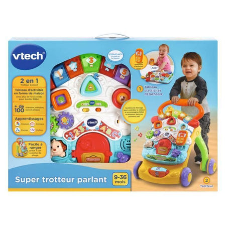SUPER TROTTEUR PARLANDO ARANCIONE 2 IN 1