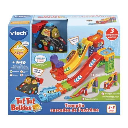 VTECH - 527505 - Tut Tut Bolides - Trampolino delle cascate estreme + Lucas, il re del campionato