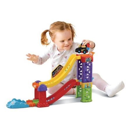 VTECH - 527505 - Tut Tut Bolides - Trampolino delle cascate estreme + Lucas, il re del campionato