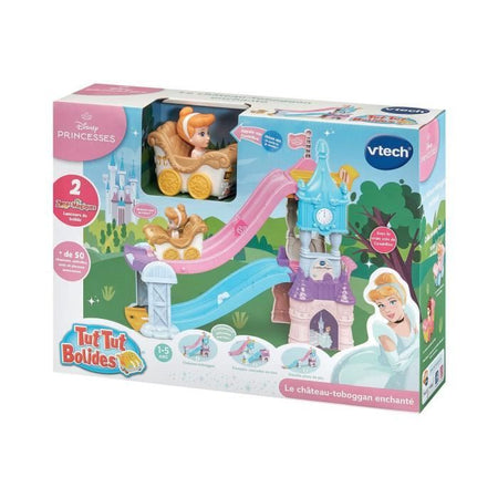 VTECH TUT TUT AUTO PRINCIPESSE DISNEY - CASTELLO - SCIVOLO INCANTATO (+ CARROZZA NUZIALE INCANTATA DI Cenerentola)