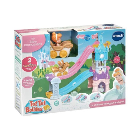 VTECH TUT TUT AUTO PRINCIPESSE DISNEY - CASTELLO - SCIVOLO INCANTATO (+ CARROZZA NUZIALE INCANTATA DI Cenerentola)