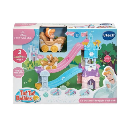 VTECH TUT TUT AUTO PRINCIPESSE DISNEY - CASTELLO - SCIVOLO INCANTATO (+ CARROZZA NUZIALE INCANTATA DI Cenerentola)