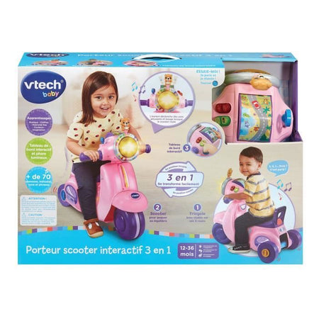VTECH GIRO IN SCOOTER INTERATTIVO 3 IN 1 ROSA