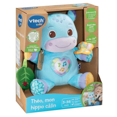 VTECH THO, IL MIO IPPOPOTAMO COCCOLATO (BOTTIGLIE DI PLASTICA RICICLATE)