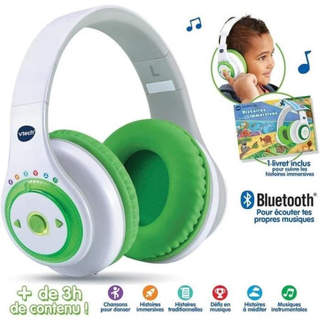 VTECH - Kidipods Max - Le mie cuffie interattive 7 in 1