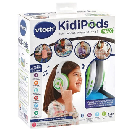 VTECH - Kidipods Max - Le mie cuffie interattive 7 in 1
