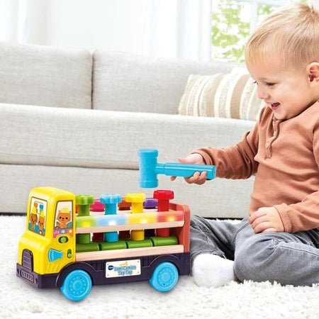 VTECH LUMI TAP TAP TRUCK (GIOCATTOLO CON PARTE IN LEGNO CERTIFICATO FSC)