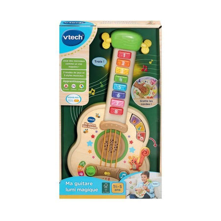 LA MIA CHITARRA MAGICA LUMI (GIOCATTOLO CON PARTE IN LEGNO CERTIFICATA FSC)