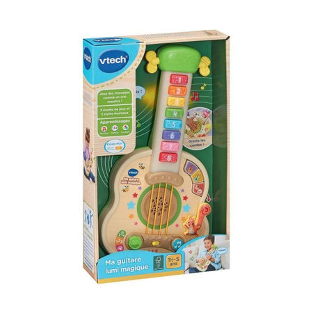 LA MIA CHITARRA MAGICA LUMI (GIOCATTOLO CON PARTE IN LEGNO CERTIFICATA FSC)