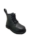 Anfibio bambino Grunland Junior Nill nero pelle zip laterale urban style