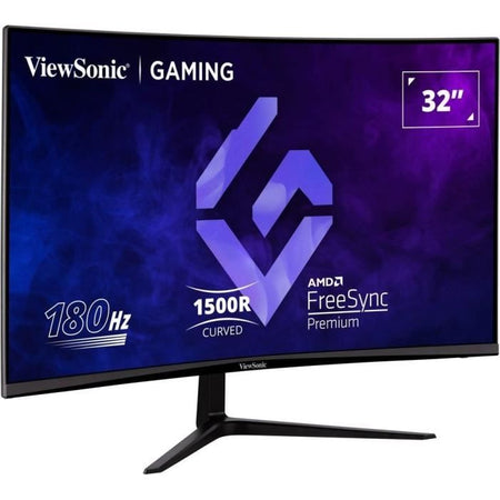 Schermo da gioco curvo per PC - VIEWSONIC VX3218 - PC - MHD - 32 FHD - Pannello VA - 1 ms - 165 Hz - DisplayPort - AMD FreeSync