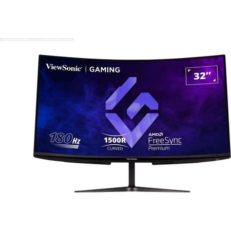 Schermo da gioco curvo per PC - VIEWSONIC VX3218 - PC - MHD - 32 FHD - Pannello VA - 1 ms - 165 Hz - DisplayPort - AMD FreeSync