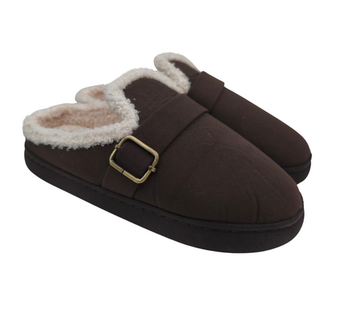 Terranova ciabatte donna invernali con pelo, calde pantofole peluche in memory foam, confort stravolgente