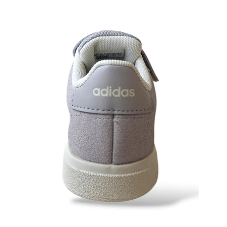 Sneakers bambino Adidas Grand Court grigio bianco sportive